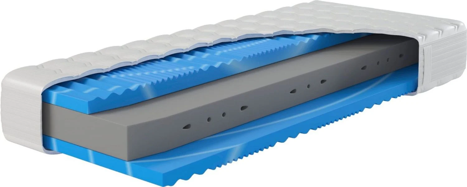 Hn8 Kaltschaum-Matratze "XXL Gelstar KS", H3, 90 x 200 cm, Höhe: ca. 25 cm
