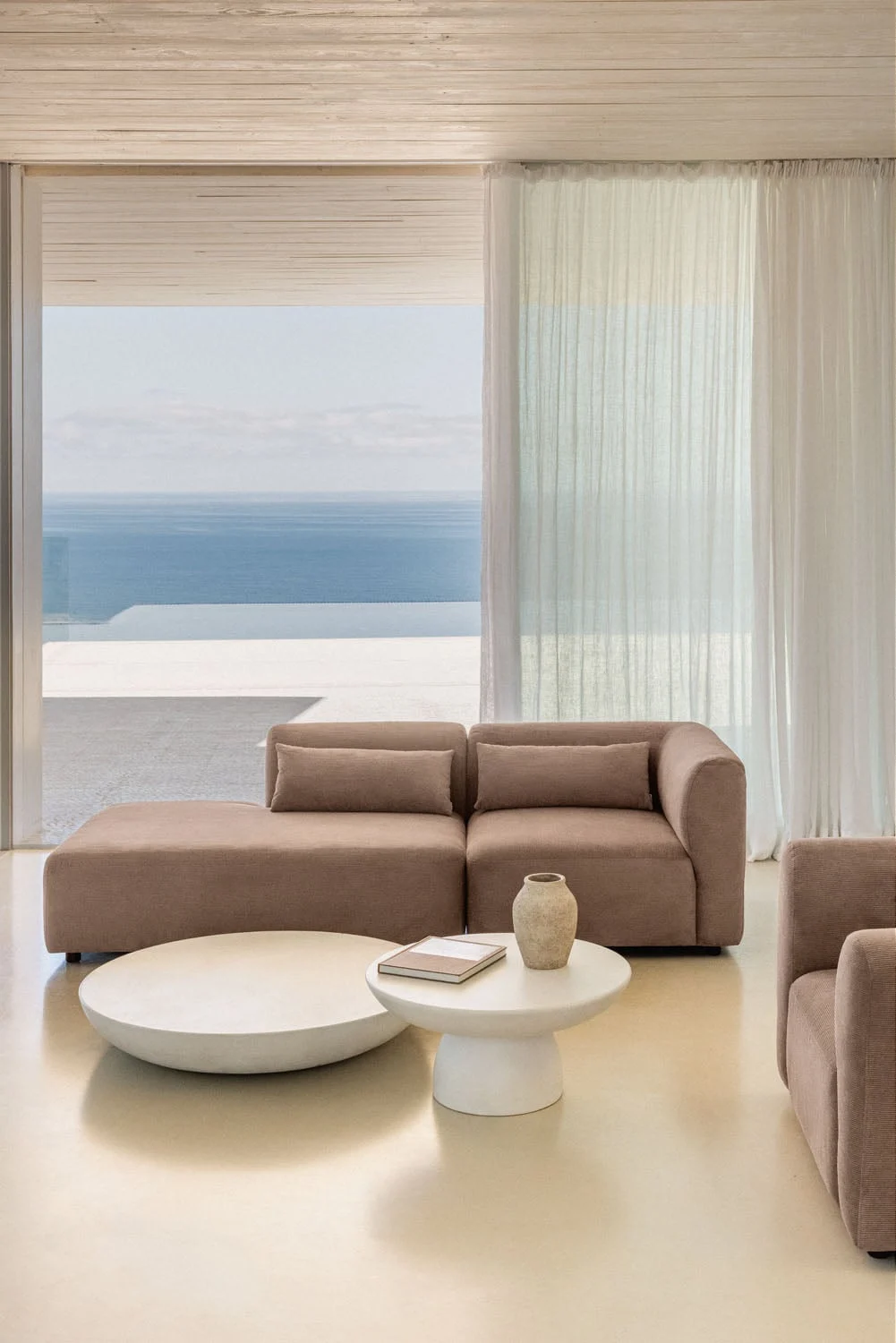 2-teiliges modulares Ecksofa Fogler mit Chaiselongue links