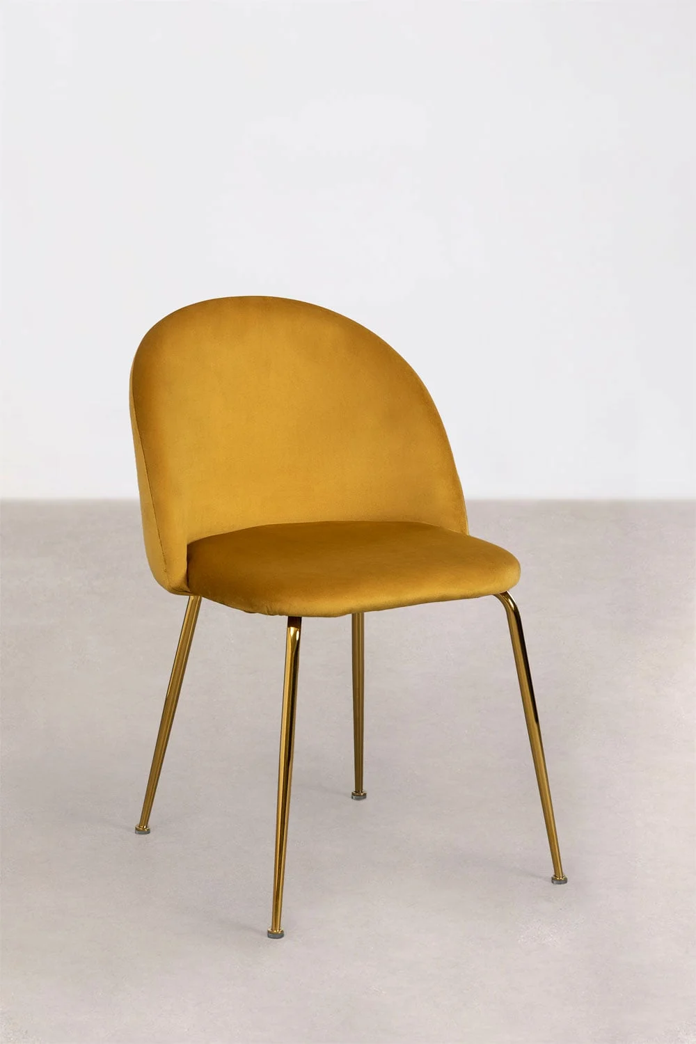 Pack 2 Esszimmerstühle aus Samt Kana Design