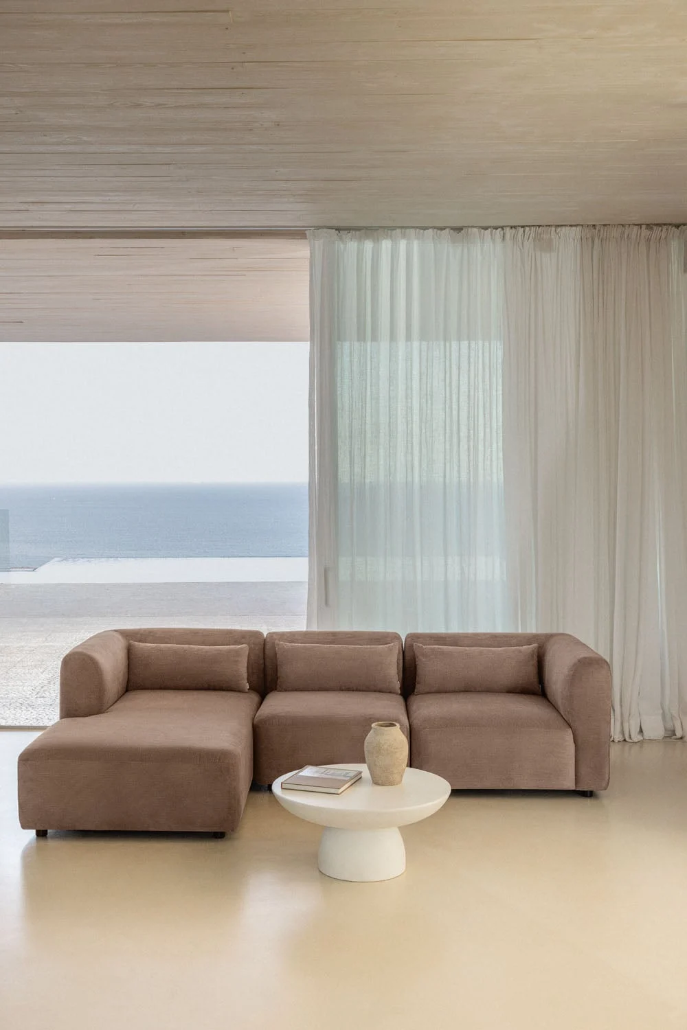 Fogler 3-teiliges modulares Sofa mit Chaiselongue links