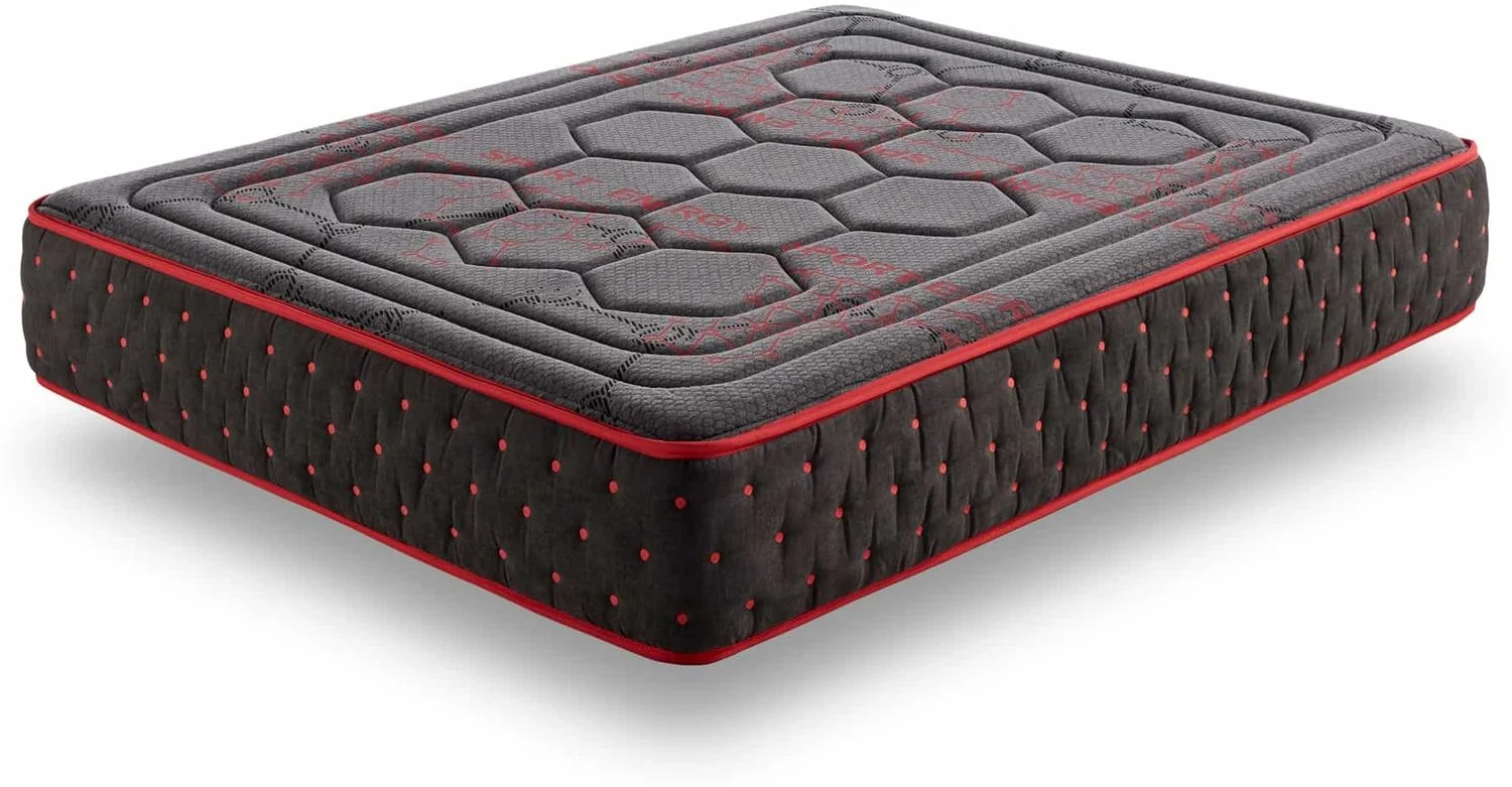 Moonia Hexaflex Moon Matratze Viskoelastischer Schaum Schwarz 160x200cm