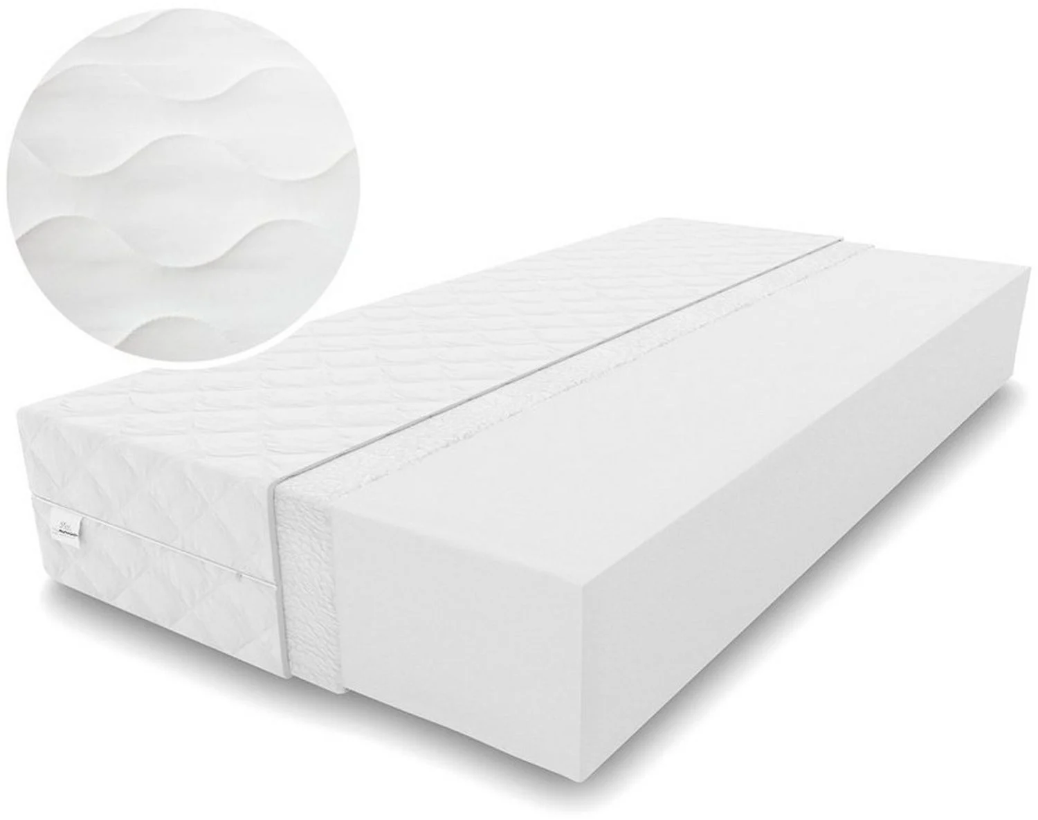 Kindermatratze KingKINDER 90 x 190 x 10 cm aus hochwertigen Kaltschaum, KingMatratzen, 10 cm hoch, Rollmatratze mit waschbarem Bezug