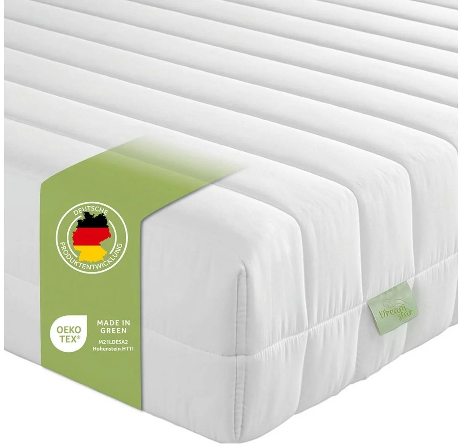 Kaltschaummatratze Easy Flex, 7-Zonen Matratze mit Duo-Härtegrad (H2/H3 & H3/H4), Dreamstar, wendbar, atmungsaktiv, ergonomisch - für jede Schlafposition