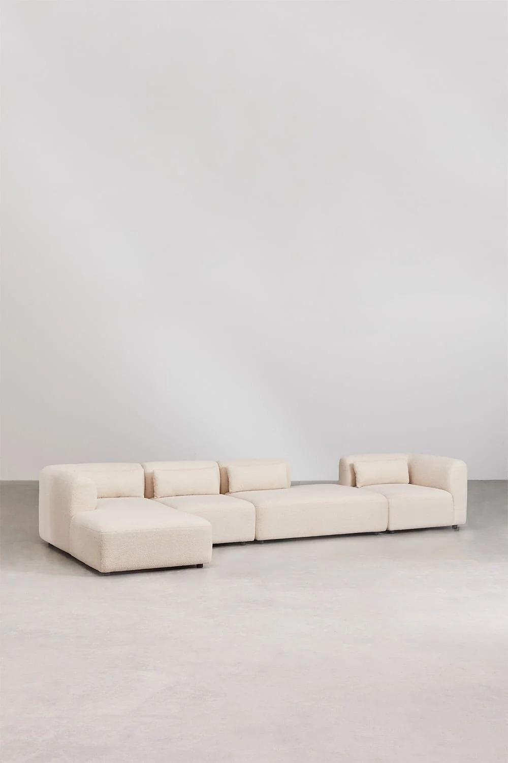 Fogler 4-teiliges modulares Sofa mit Chaiselongue links