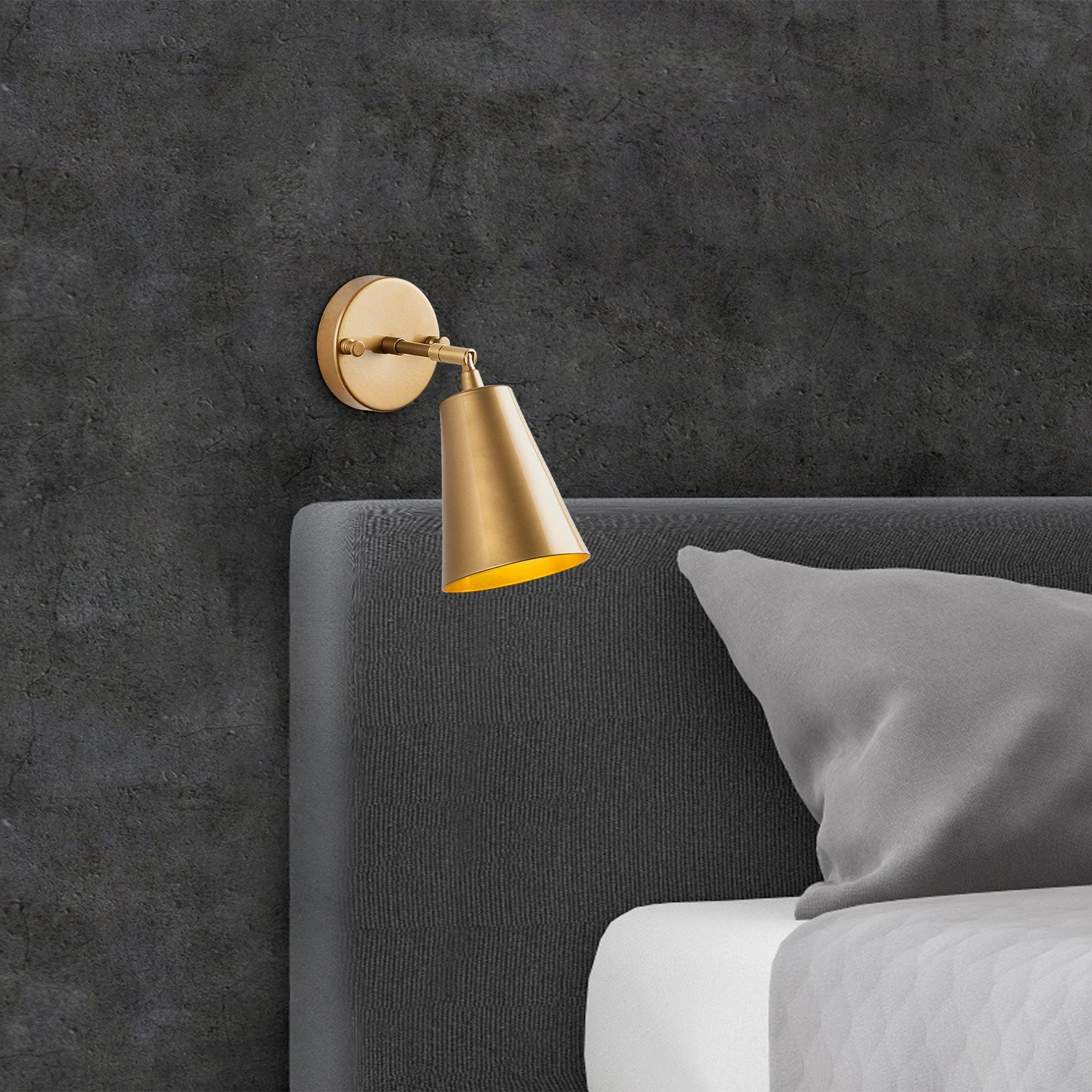 Wandlampe Goldglas-Gletscher