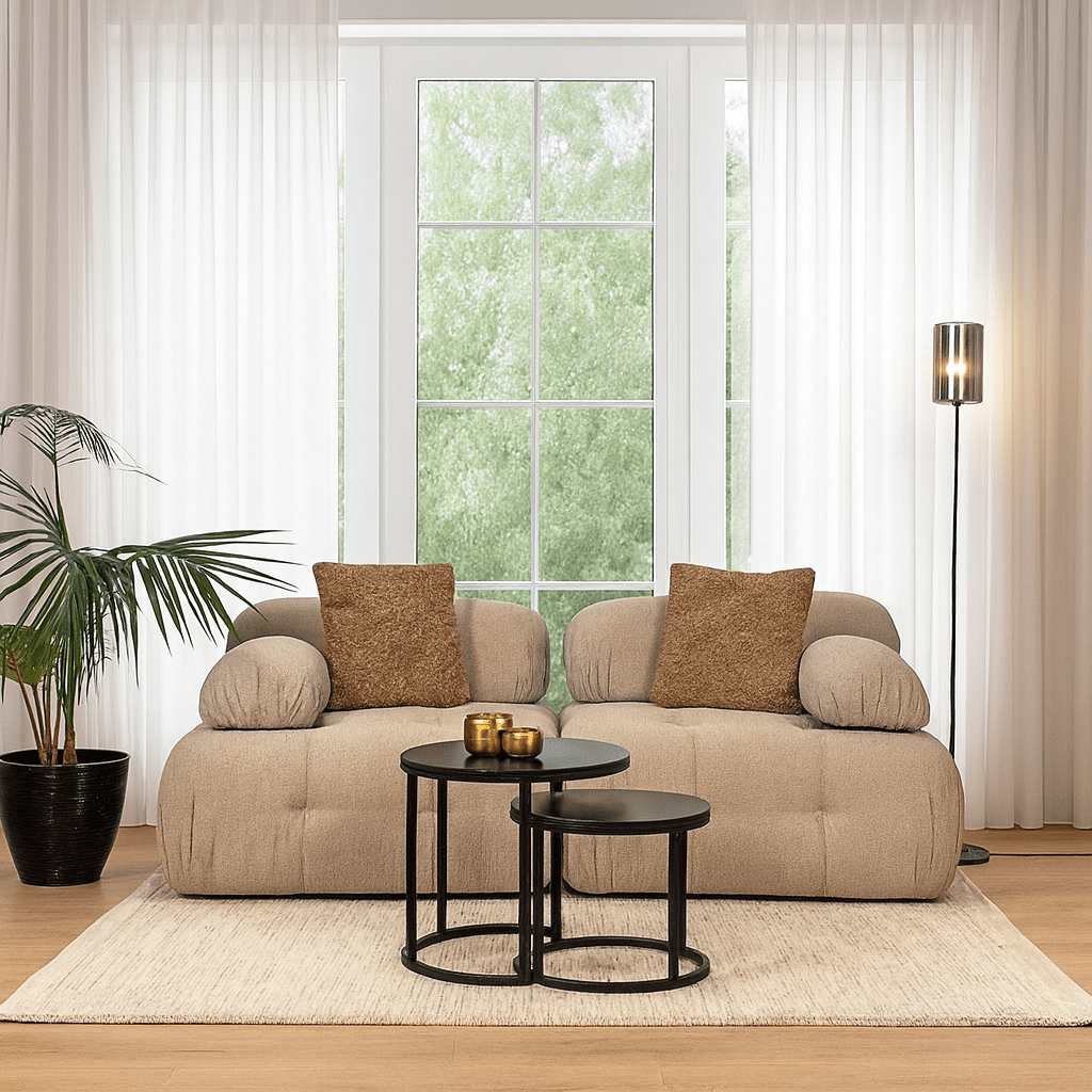 Modulares Sofa 2-Sitzer Doblo Beige