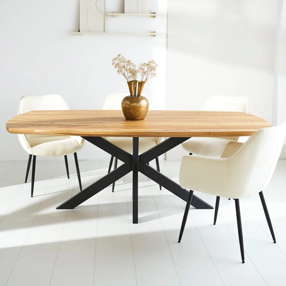 Esstisch Mikkel Oak Danish Oval Matrix Frame Small