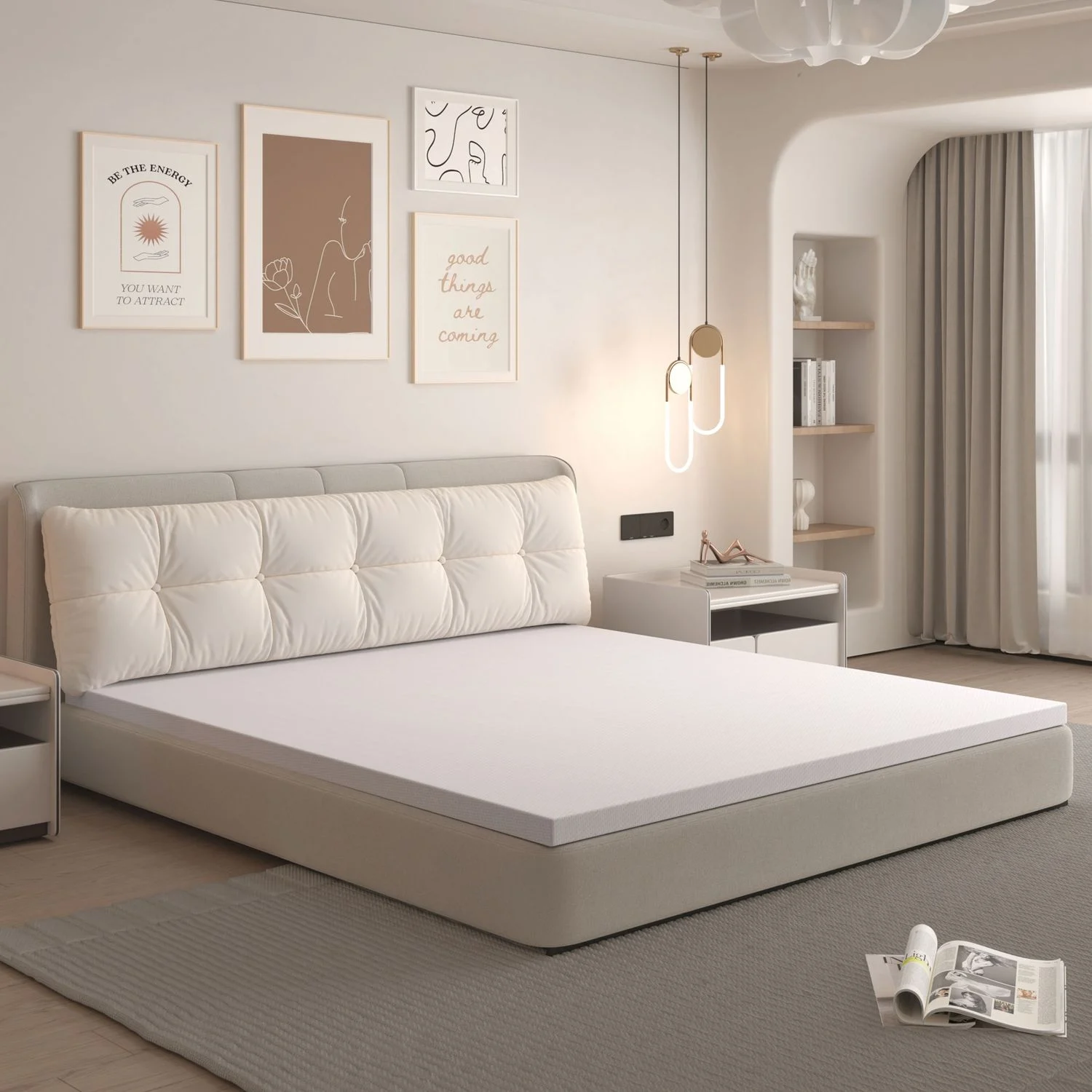 Novelux H3 Comfort Matratze 160x200 cm, 5 cm hoch, mittlere Festigkeit, QX-Schaumkern, abnehmbarer Öko-Tex zertifizierter Bezug