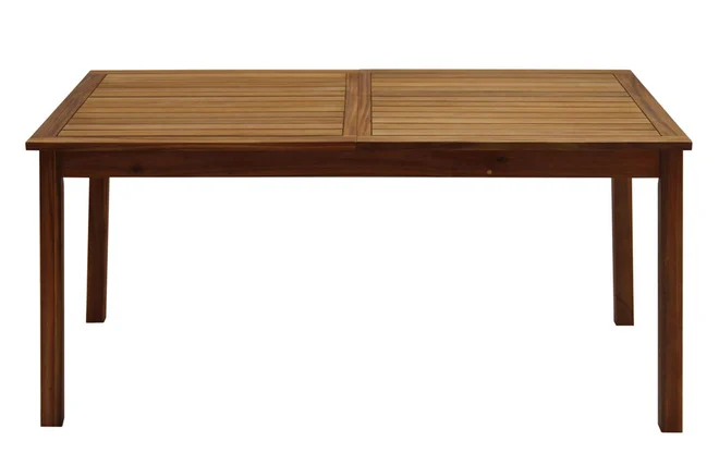 Ausziehbarer Gartentisch aus Massivholz L160-210 cm MAYEL