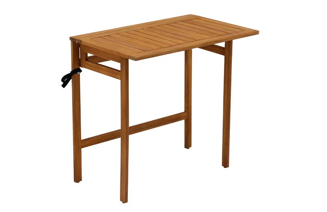 Balkon-Klapptisch aus Massivholz B80 cm CARMEN