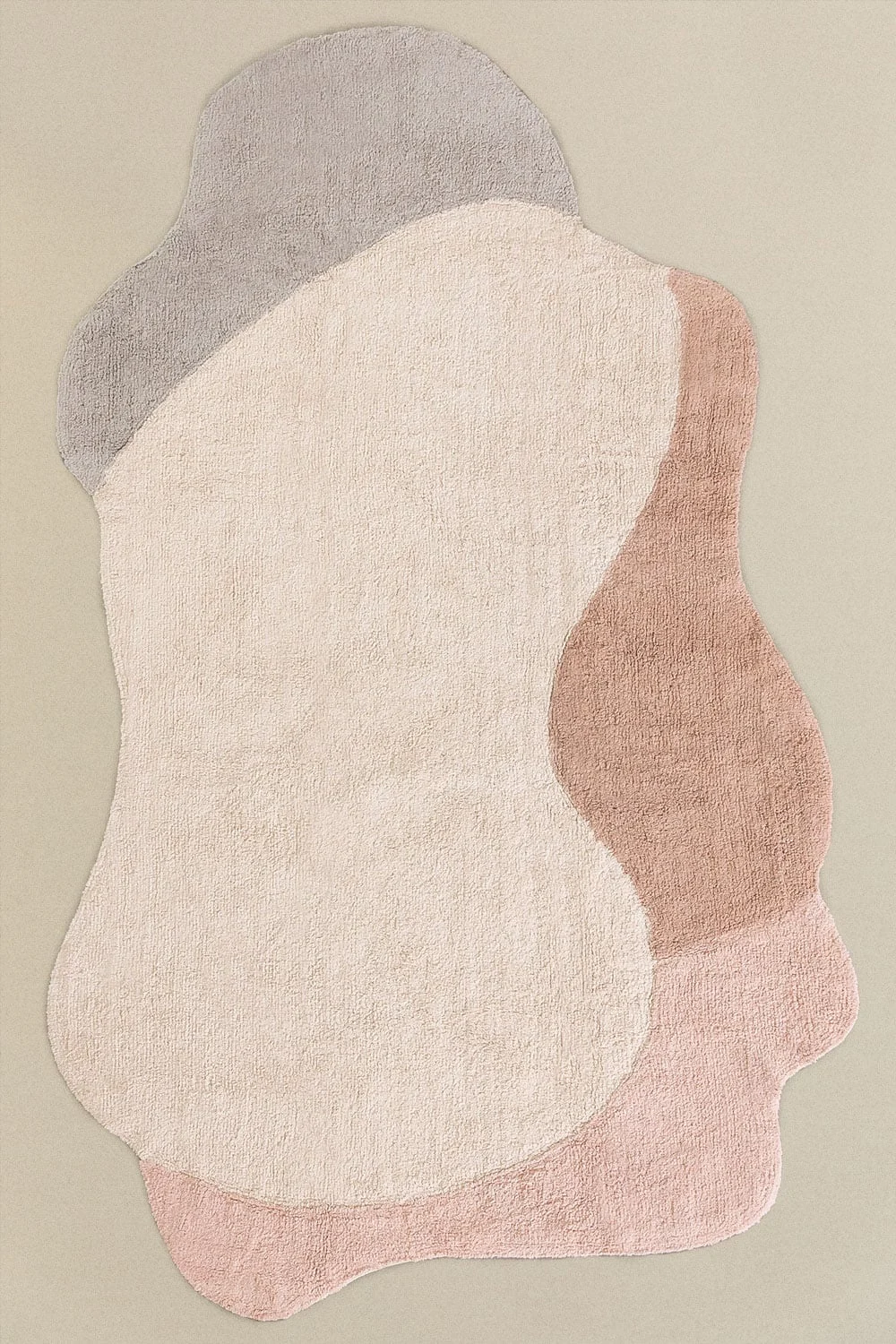 Unregelmäßiger Teppich 145x245 cm aus Baumwolle Suria