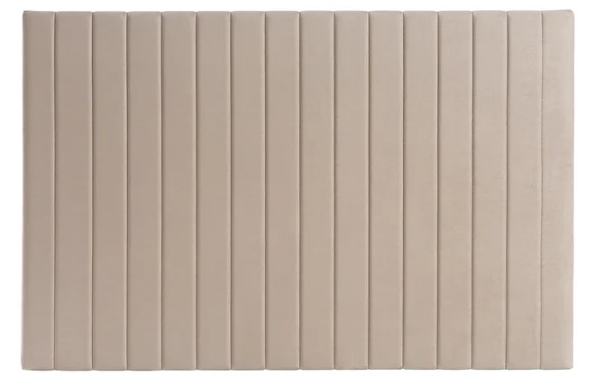 Beige-graues Samt-Kopfteil L170 cm NEHA