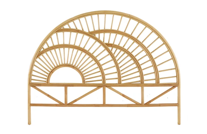 Bettkopf aus Rattan B160 cm SUNNY