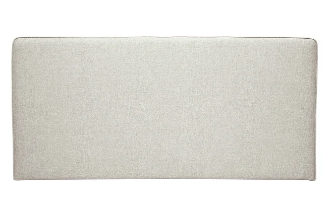 Bettkopfteil zum Aufhängen B160 cm beiger Stoff LILY