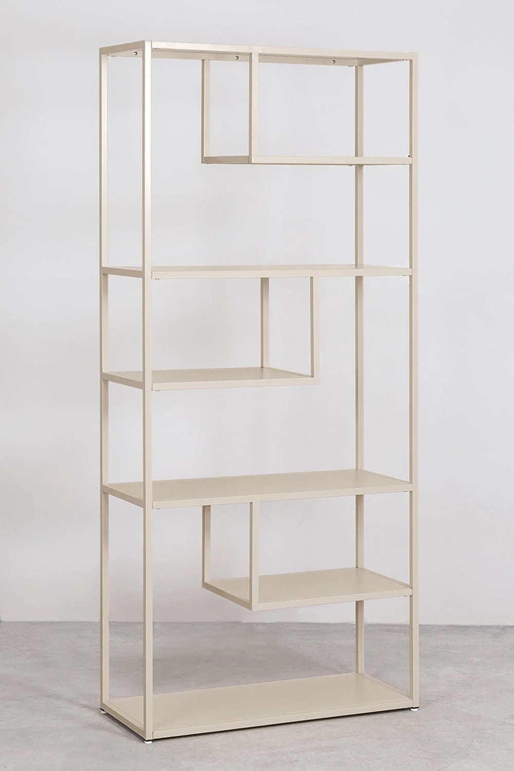 Thura Bücherregal 85x190 cm aus Stahl