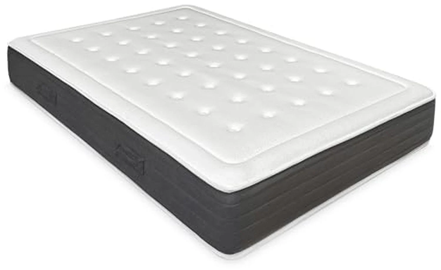 mattfy Viskoelastische Matratze, fest und bequem, milbendicht, antibakteriell und hypoallergen, Memoryschaum, Weiß, 105x200 cm