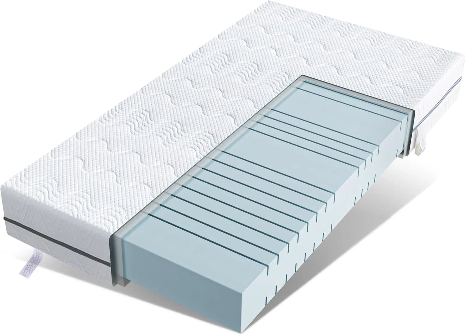 EGO HOME Matratze 140x200 cm 20 cm Hoch H3 Kaltschaummatratze mit 3-lagigem Kaltschaum & Beidseitig nutzbar - Druckentlastend, Punktelastisch, Atmungsaktiv, Rückenschonend, Öko-Tex Zertifiziert