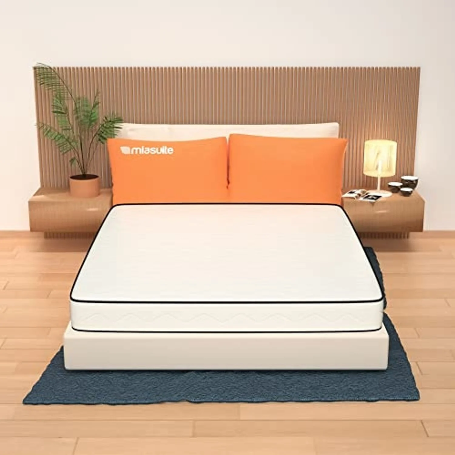 MiaSuite Matratze Memory 160x195, Höhe 20 cm - 100% Made in Italy - Antiallergisch, Antibakteriell, Antimilbe - Orthopädisch, Medizinisches Gerät | Primavera