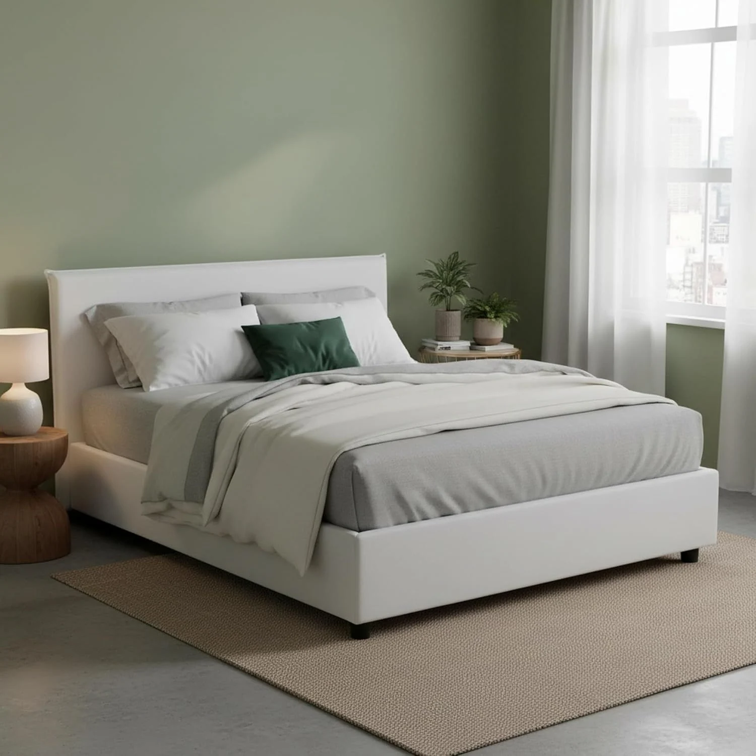 Talamo Italia - Altare-Einzelmatratze, Memory Foam-Matratze, ergonomische Matratze, milbenhemmende und hypoallergene Matratze, 100% Made in Italy, 90 x 190 x 21 cm
