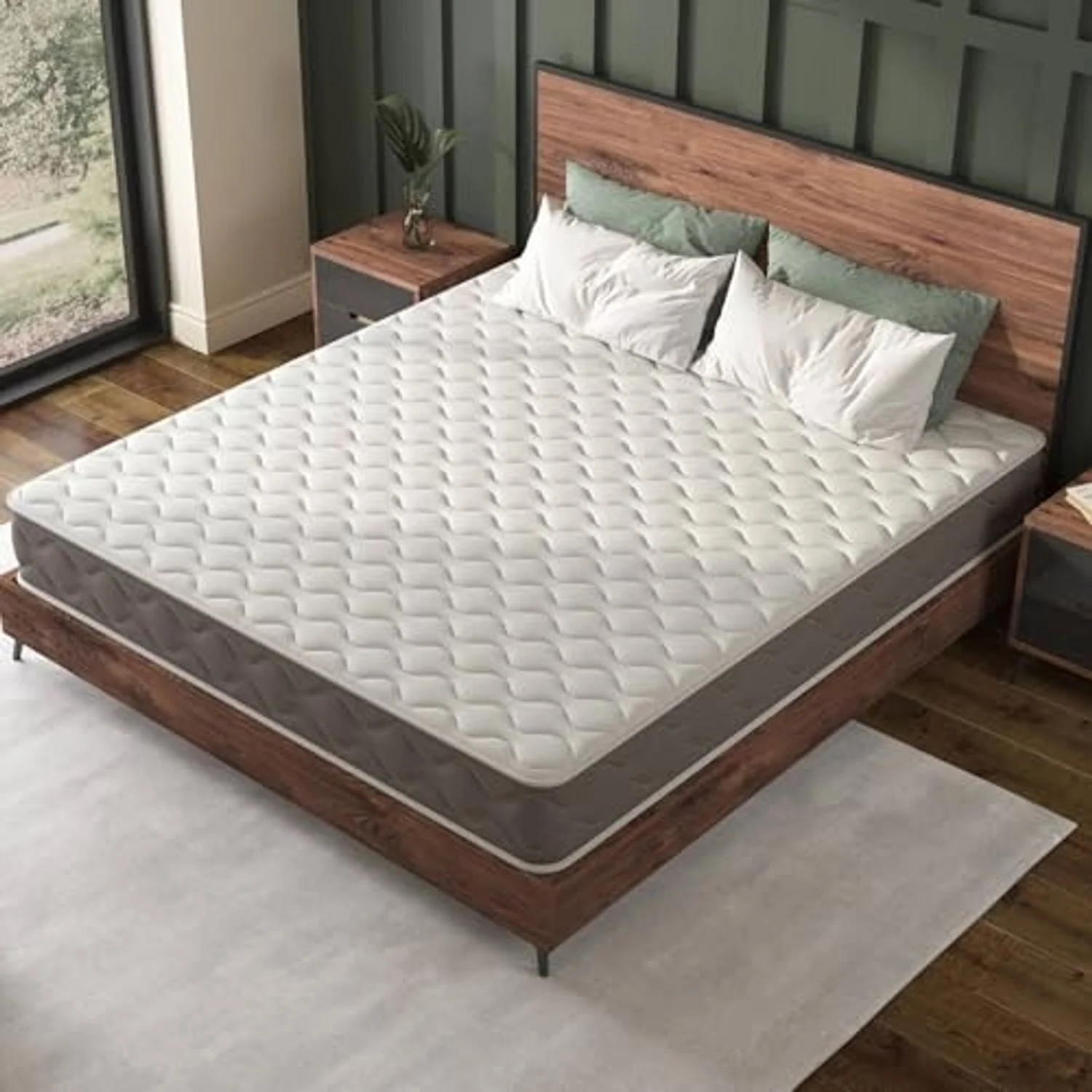 Talamo Italia - Altare-Einzelmatratze, Memory Foam-Matratze, ergonomische Matratze, milbenhemmende und hypoallergene Matratze, 100% Made in Italy, 90 x 200 x 21 cm