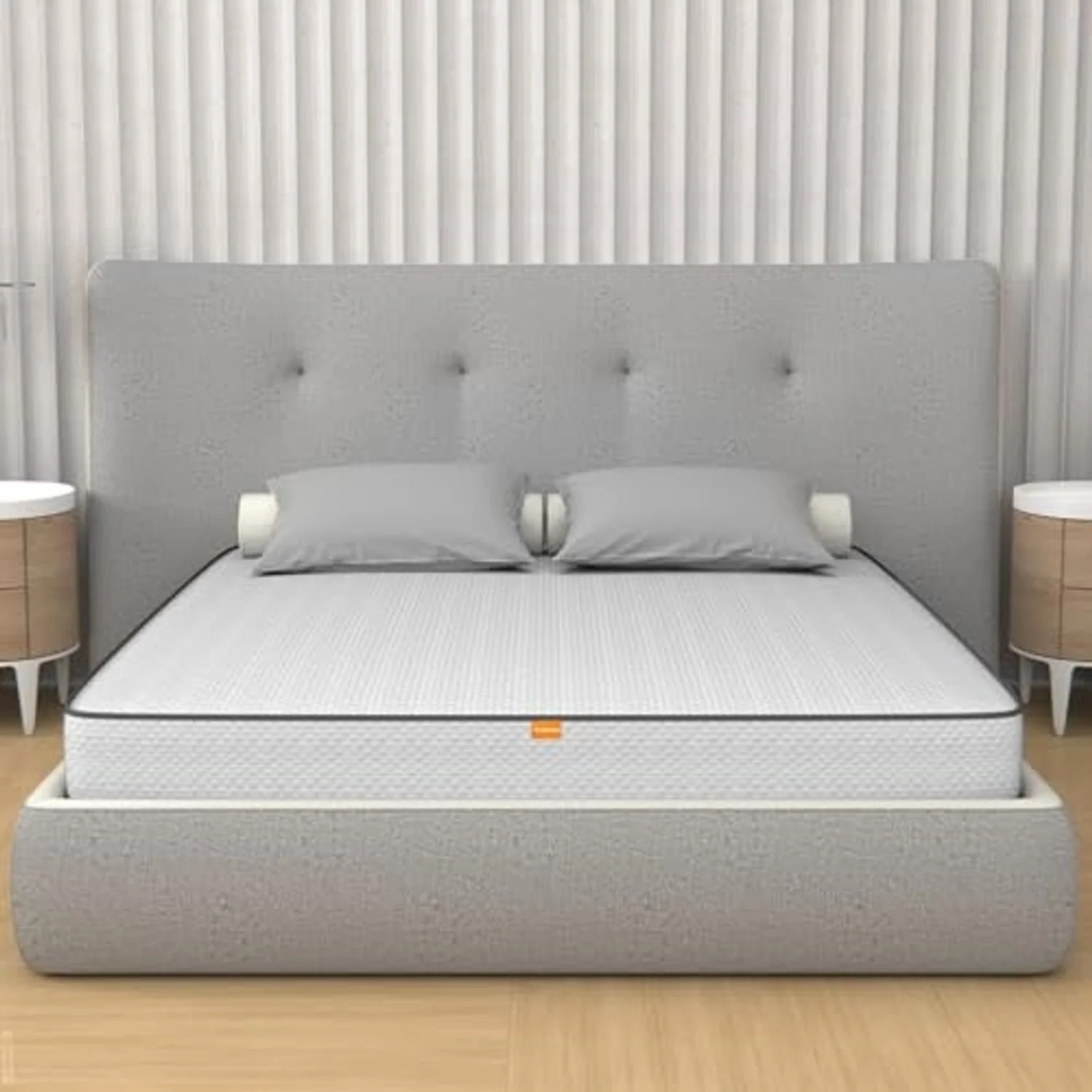 miasuite i sogni italiani Matratze für Doppelbett, 160x190 cm, Höhe 10 cm, Waterfoam, Medizinprodukt, orthopädisch, Frühling