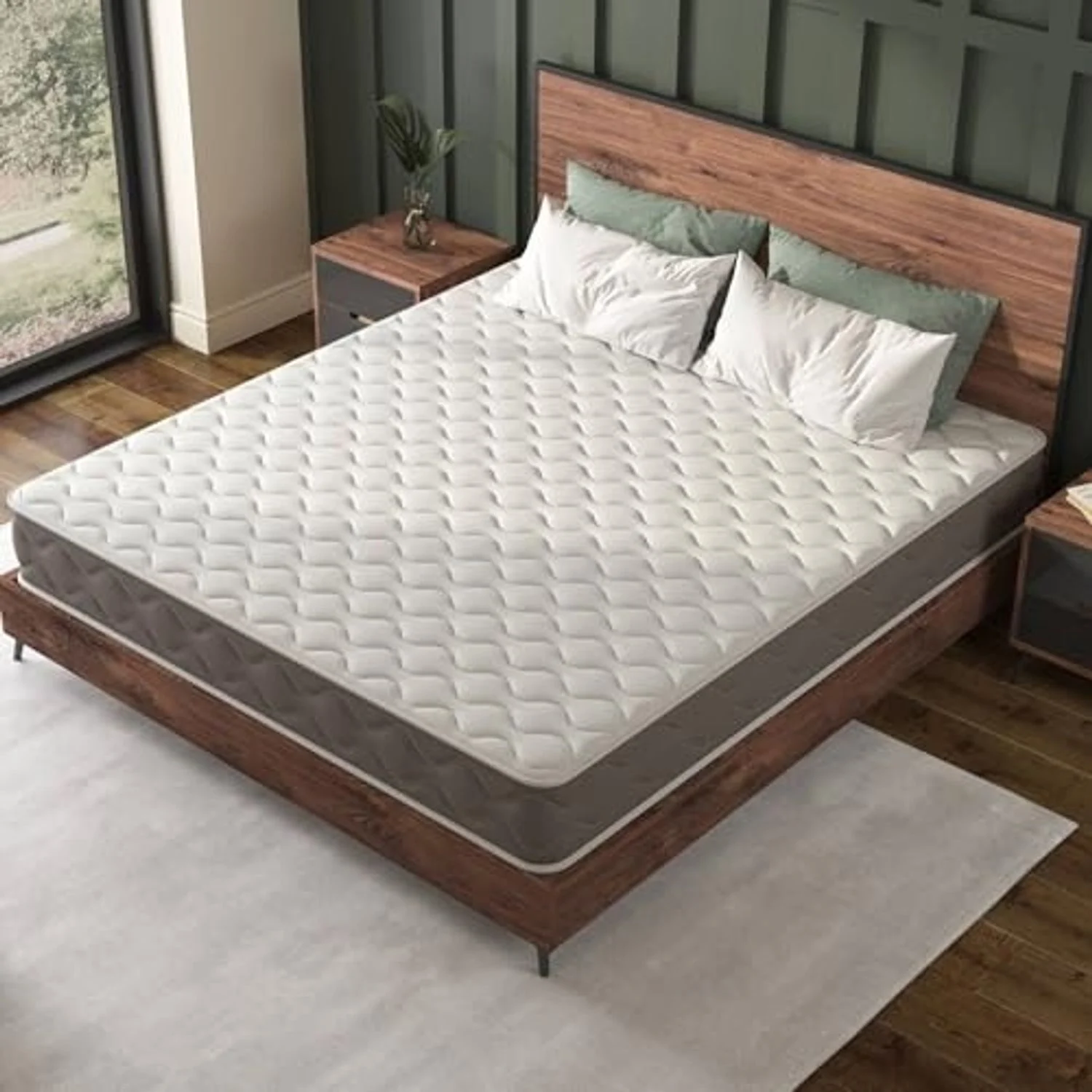Talamo Italia - Amaltea-Doppelmatratze, Memory Foam-Matratze, ergonomische Matratze, milbenhemmende und hypoallergene Matratze, 100% Made in Italy, 160 x 190 x 21 cm