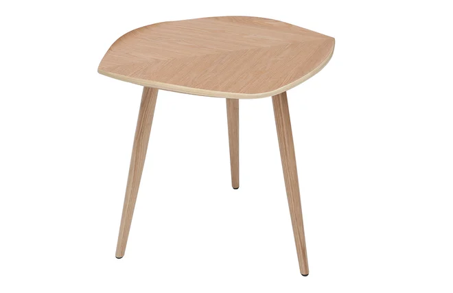 Couchtisch aus Holz in Form eines Blattes L60 cm PHYLL