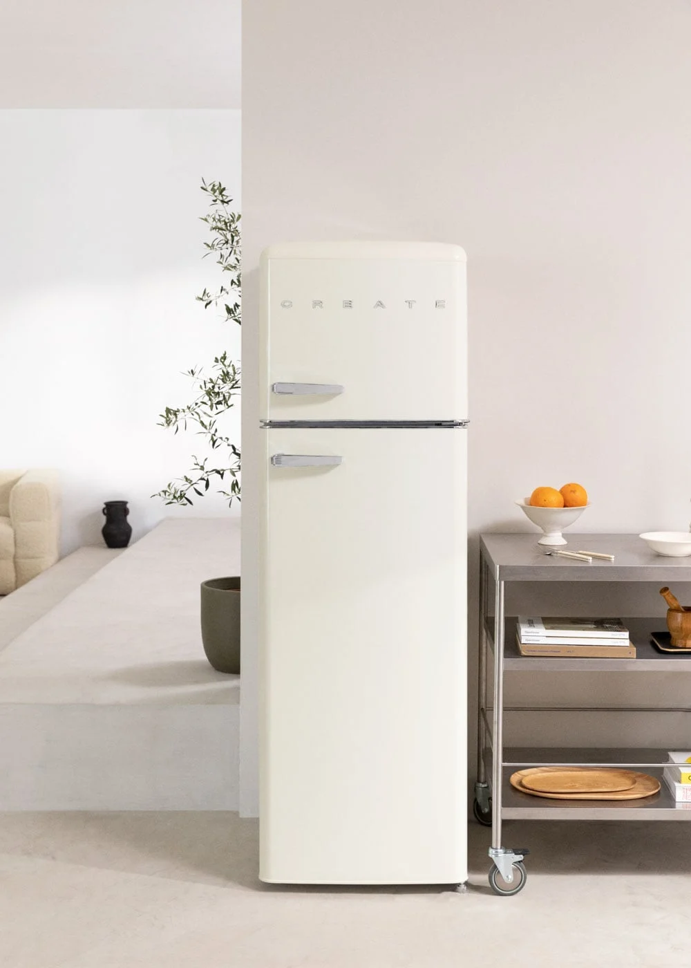 CREATE - FRIDGE STYLANCE TOP 246L – Kombi-Kühlschrank im Retro-Stil