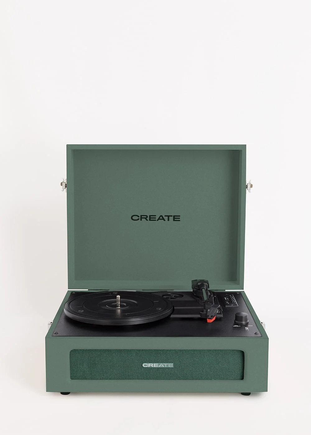CREATE - RECORD PLAYER COMPACT - Retro-Plattenspieler mit Bluetooth, USB, SD, MicroSD und MP3 record/Player