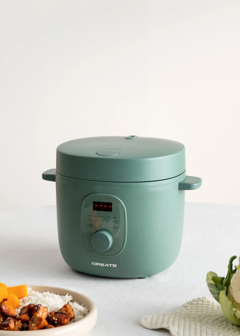 CREATE - RICE COOKER STUDIO - Reiskocher 2L mit Dämpfkorb