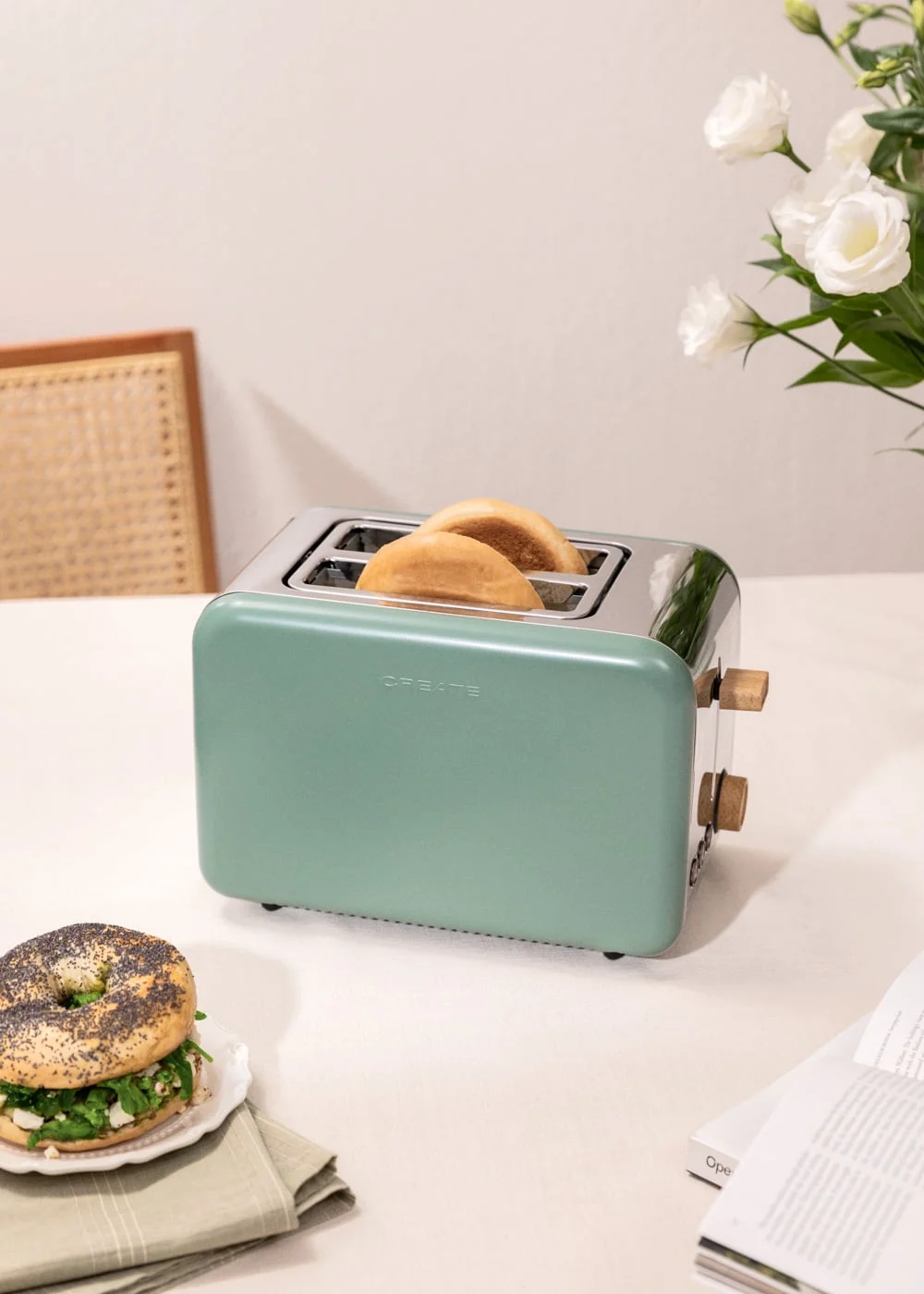 CREATE - TOAST RETRO - Toaster für breite Scheiben