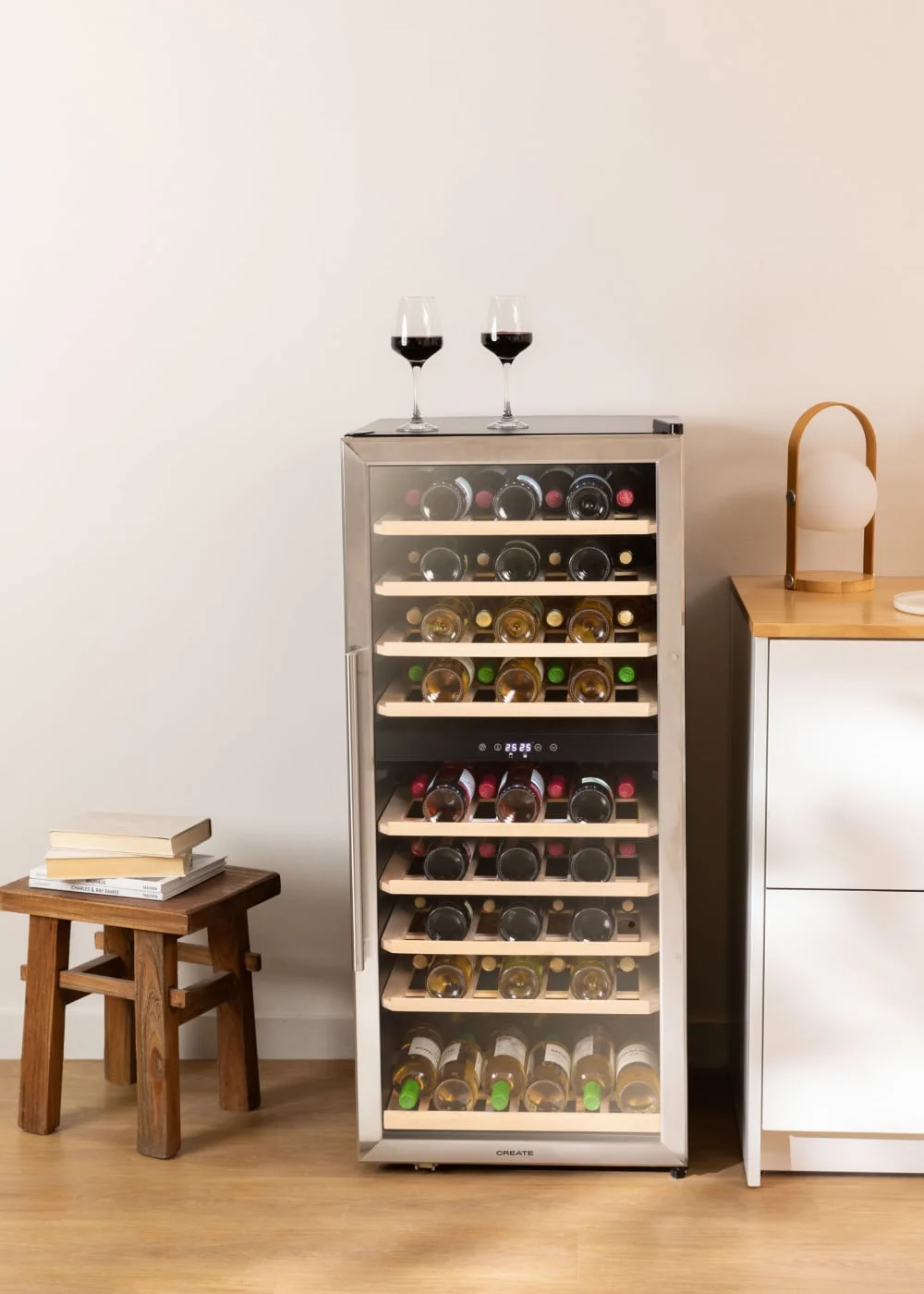 CREATE - WINECOOLER XXL - Weinkühlschrank für 70 Flaschen
