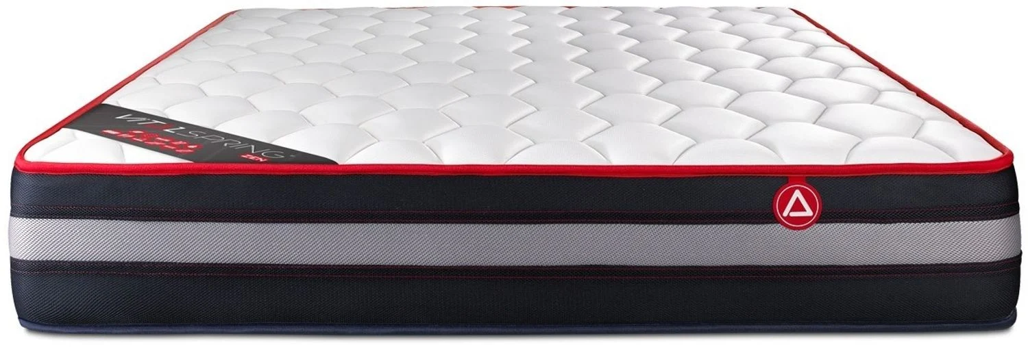 VITALSPRING ZEN matratze 150x190 cm, Taschenfedern und Rückstellschaum, Härtegrad 4, Höhe : 26 cm, 5 Komfortzonen
