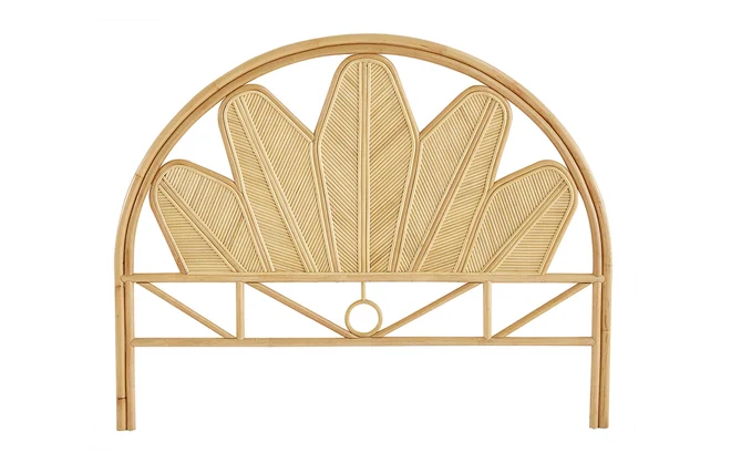 Dekoratives Bettkopfteil aus Rattan B160 cm NALAH