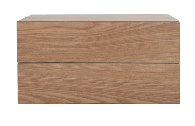 Design-Ablagekasten Holz 2 Schubladen MAX