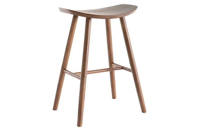 Design-Barhocker Nussbaum 65cm DEMORY