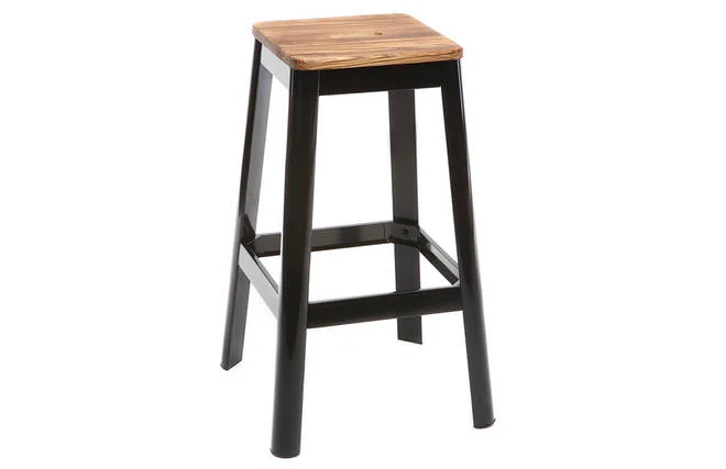 Design-Barhocker Schwarz H 75 cm NICK