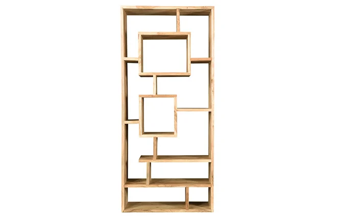 Design-Bücherregal aus Akazienholz 80 cm CHAPMAN