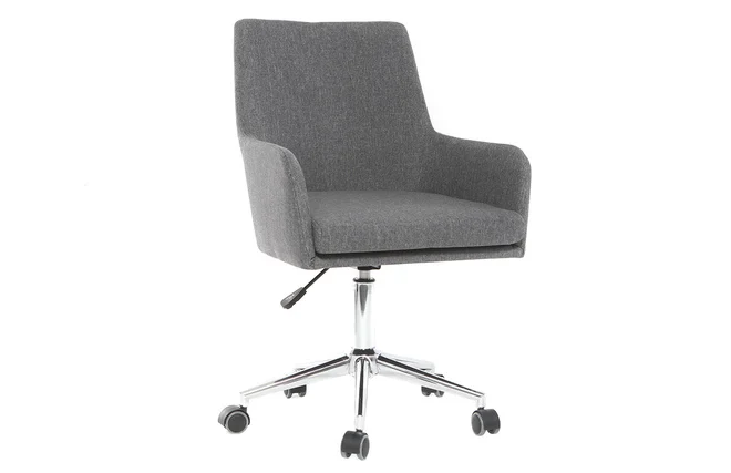 Design-Bürosessel Stoff Anthrazitgrau SHANA