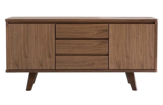 Design-Sideboard Nussbaum FIFTIES