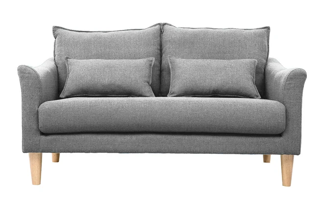 Design-Sofa 2 Plätze Grau KATE
