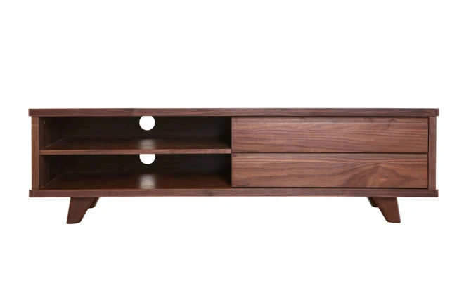 Design-TV-Möbel Nussbaum FIFTIES