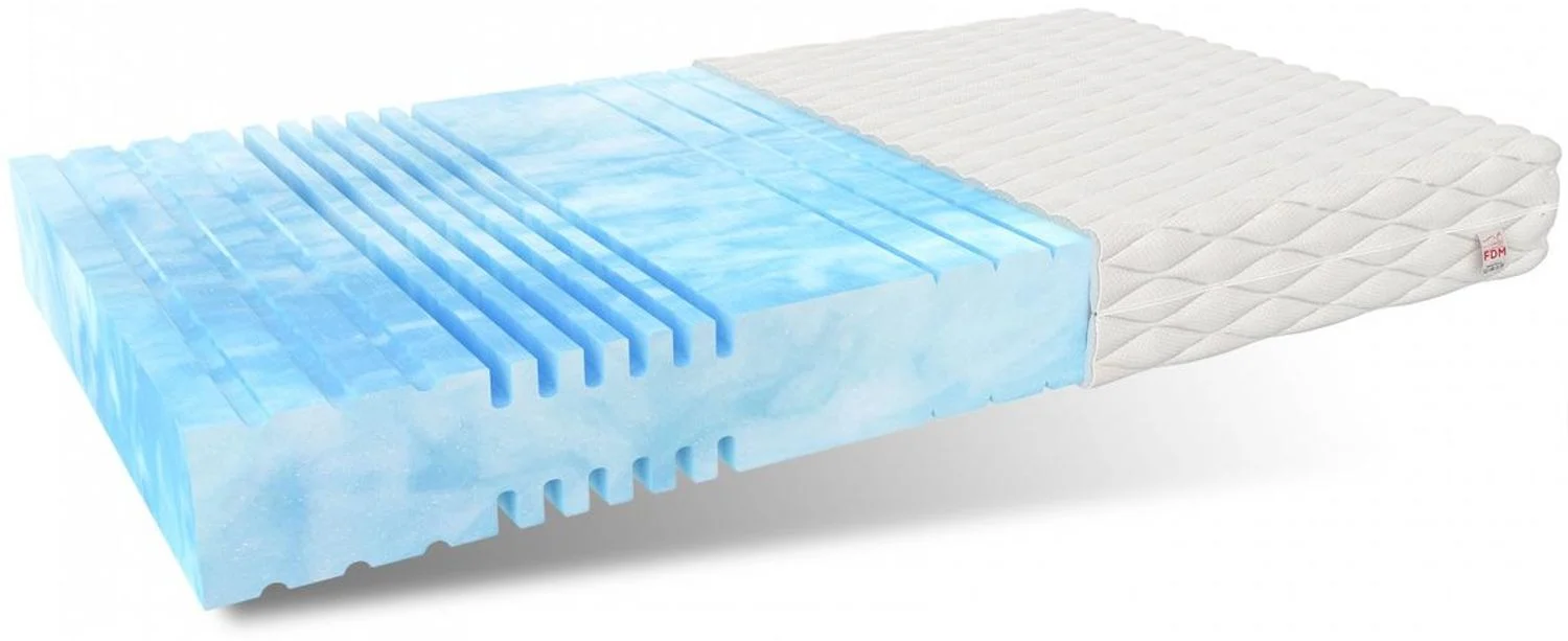 'Sky' Kaltschaummatratze 7-Zonen Bio Foam Schaum, H3, Höhe 16 cm, 90x200 cm