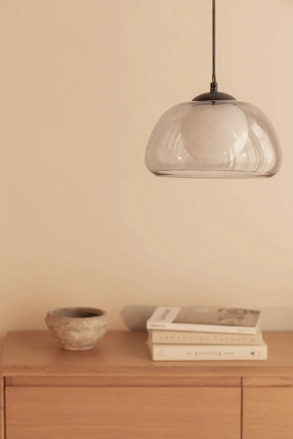 Hängende Deckenlampe aus Kristall Erling