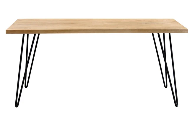 Esstisch aus massivem Mangoholz L160 cm VIBES