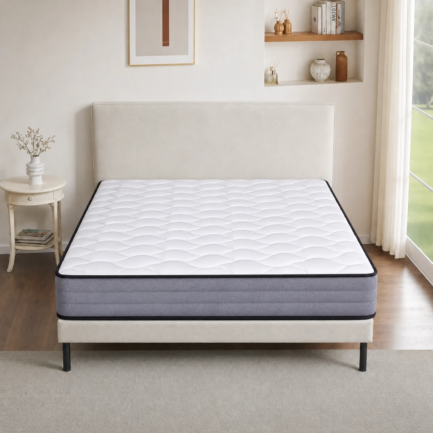 Flieks Taschenfederkernmatratze 90x200 cm, H3 Matratze 20 cm, 7-Zonen Matratze mit 1000 Federn, Lyocell Bezug, Oeko-Tex zertifiziert