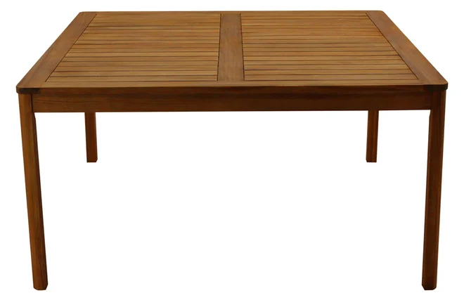 Gartentisch quadratisch Massivholz L147 cm AKIS