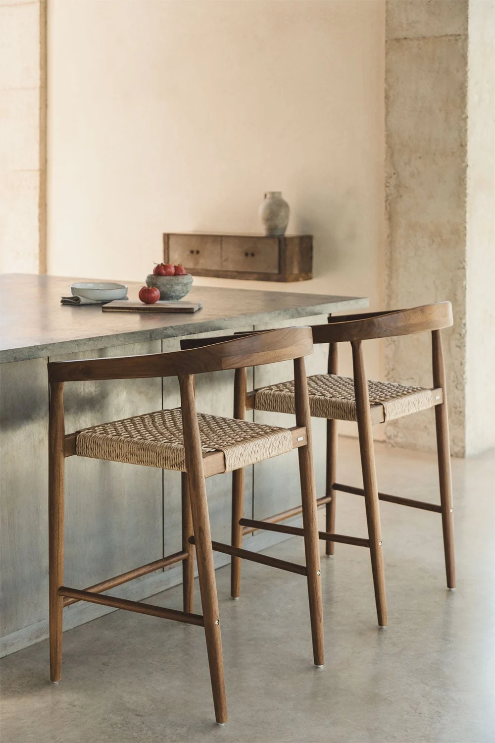 Visby Teakholz-Hocker 65 cm