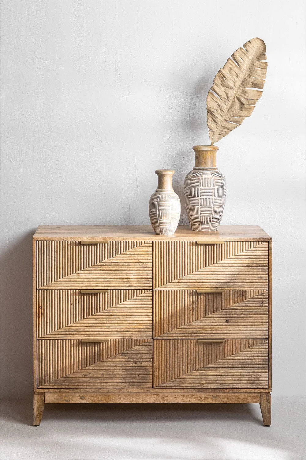 Kommode 110x40 cm aus Mangoholz Baty Design