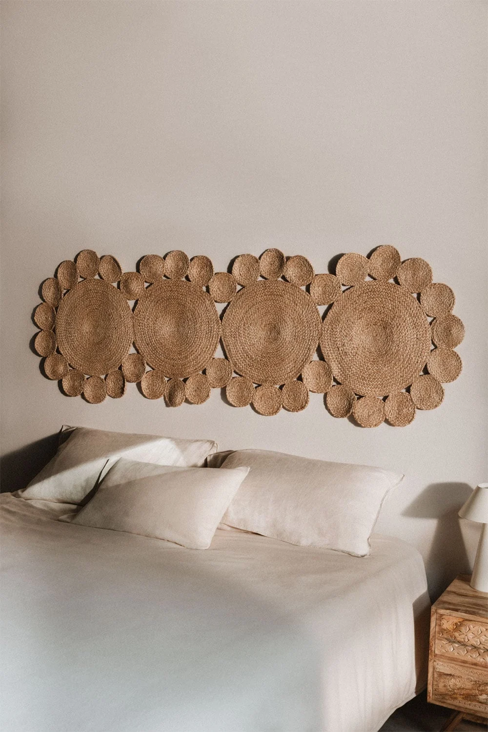 Otilie Jute-Kopfteil für 150 cm breites Bett
